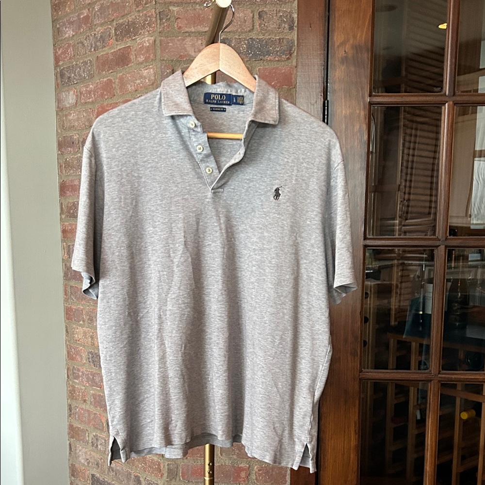 Polo by Ralph Lauren Light Gray Men's Polo Shirt